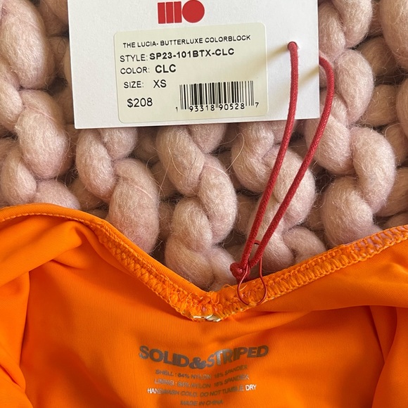 Solid & Striped Lucia Ruched One-Piece Swimsuit XS - Picture 7 of 8